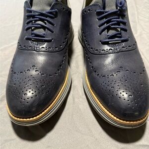 Men's Navy Brogue Shoes